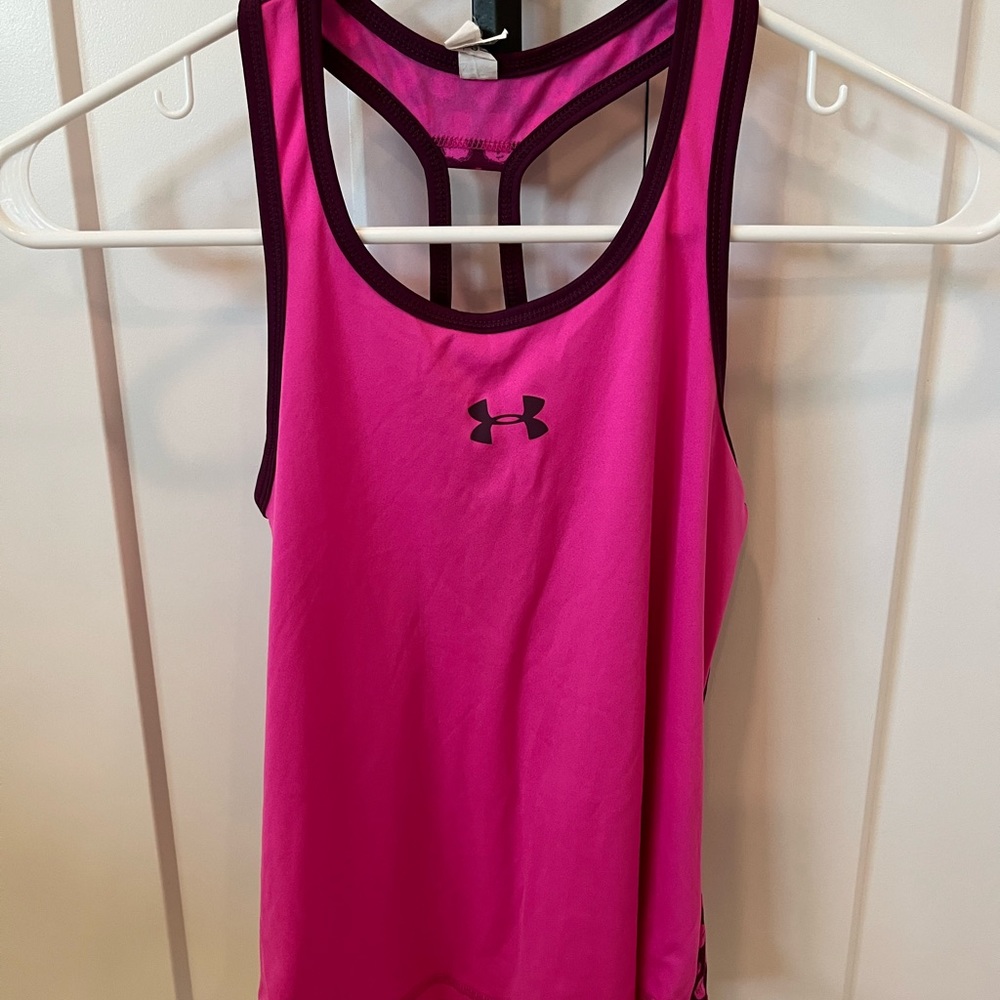 Under Armour size small pink tank top